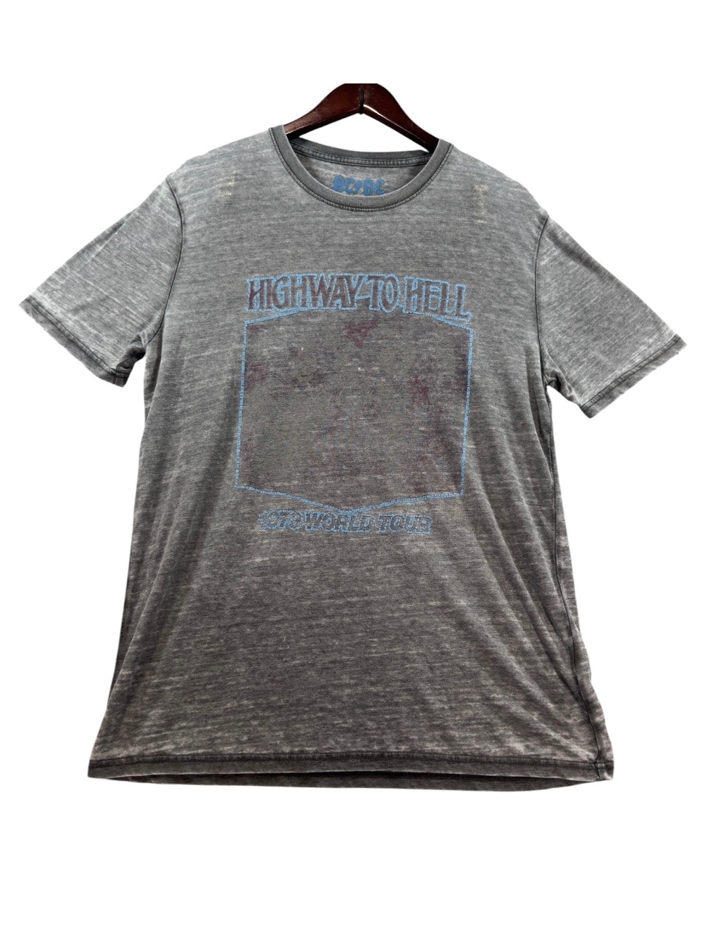 AC/DC Lucky Brand Highway to Hell 1979 World Tour Graphic Tee Size L